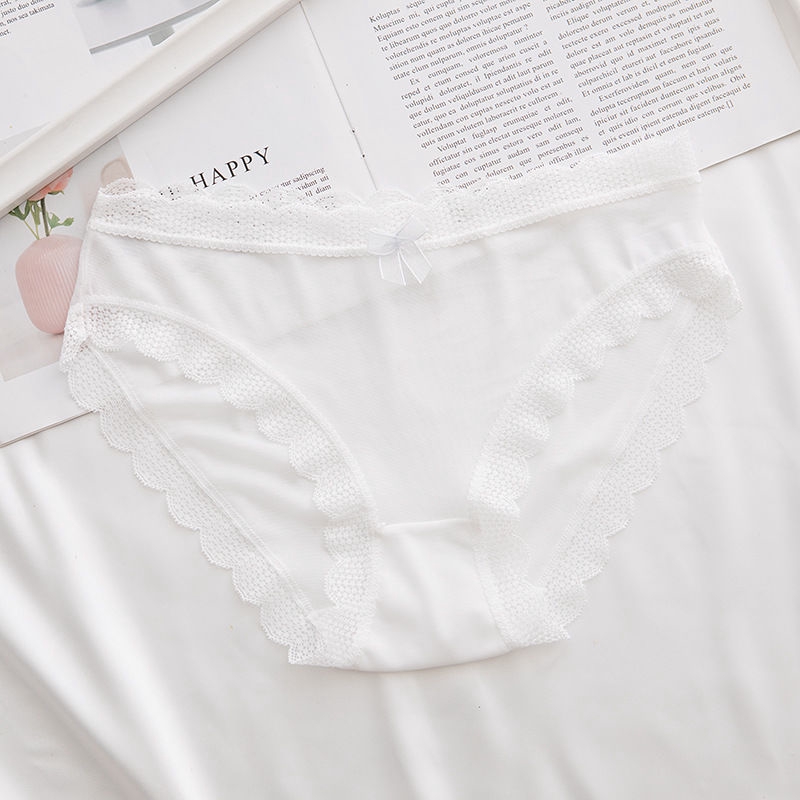 Quần lót ngắn chất liệu cotton siêu mỏng thiết kế thoáng khí thời trang cho nữ