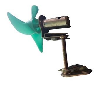 Combo Quạt Con Cóc Mini Gồm Động Cơ DC 12V Cánh Quạt Mini 18cm x 25 cm