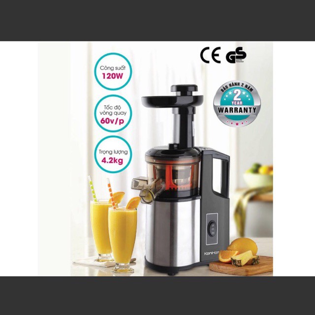MÁY ÉP TRÁI CÂY TỐC ĐỘ CHẬM KORIHOME JEK633