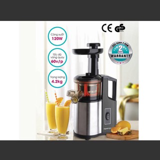 Máy ép trái cây tốc độ chậm korihome jek633