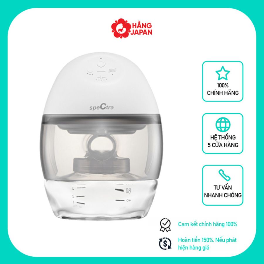 Máy hút sữa rảnh tay không dây Spectra Wearable chính hãng máy hút êm, kiệt sữa - BH 12 THÁNG