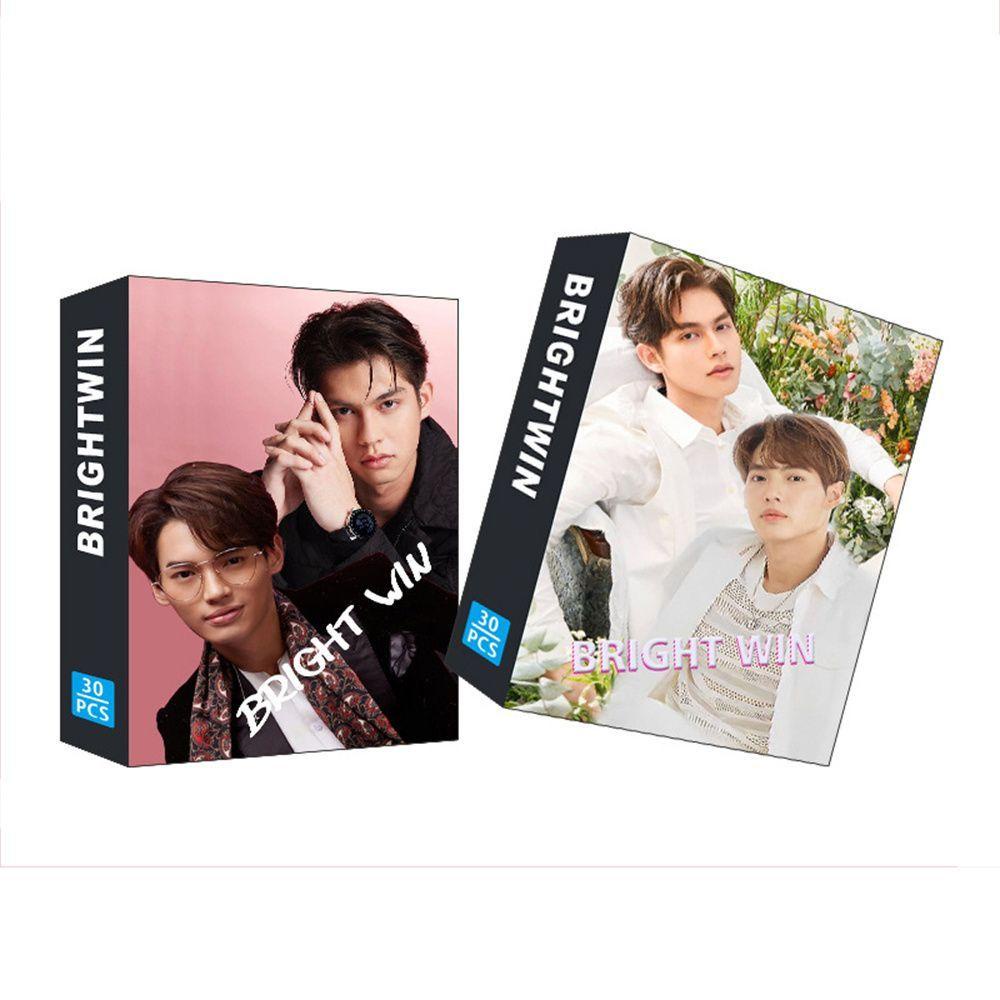 YNATURAL Collection Thai Star Cards Fans Gift Greeting Card THAILAND F4 Lomo Card Birthday Gift Dew Nani Bright Win Postcard Gifts 30pcs/set Message Card Mini Postcard