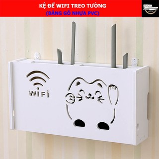 Kệ Hộp đựng wifi treo tường thông minh không cần khoan đục (đủ mẫu)
