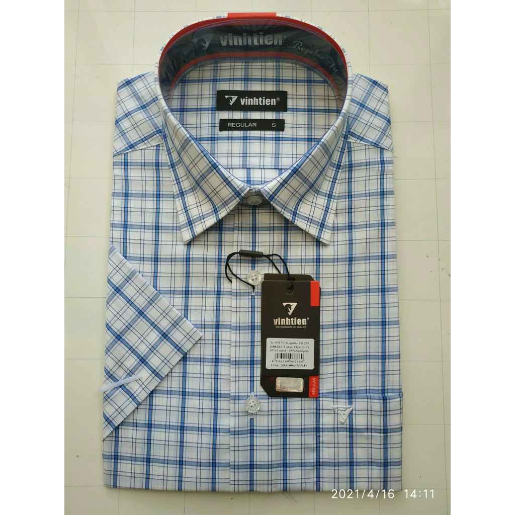 Áo Vĩnh Tiến tay ngắn VẠT BẦU nhiều mẫu 264 và 295 size S (54-61kg) | BigBuy360 - bigbuy360.vn