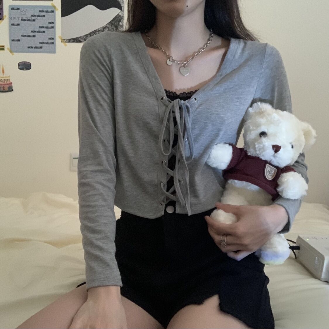 Áo Thun Dài Tay Hở Vai Thời Trang Nữ Tính | BigBuy360 - bigbuy360.vn