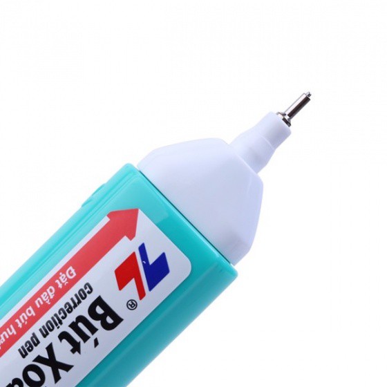 Bút Xoá, Bút Xóa Nước Thiên Long CP-02 Dung Tích Mực 12ml - Ngòi Kim Loại, Mực Nước Nhanh Khô