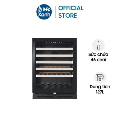 Tủ Bảo Quản Rượu Âm Tủ Malloca MWC-46BG - Sức Chứa Khoảng 46 Chai