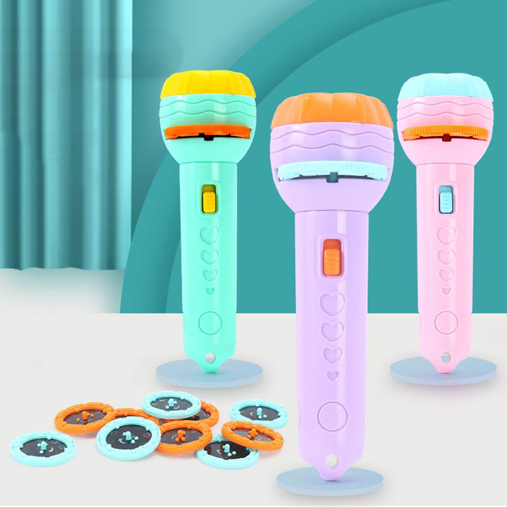 Đồ Chơi Đèn Pin Chiếu 24 Họa Tiết Cho Trẻ Em đáng yêu cho bé khám phá