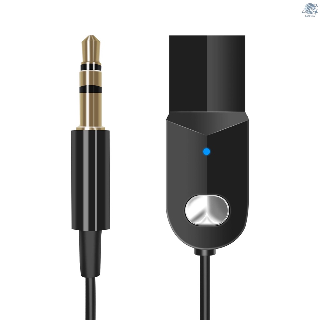 Thiết Bị Thu Phát Âm Thanh Không Dây Bluetooth 5.0 C002 Với Giắc Cắm 3.5mm Aux Jack Cắm Usb Cho Loa Xe Hơi