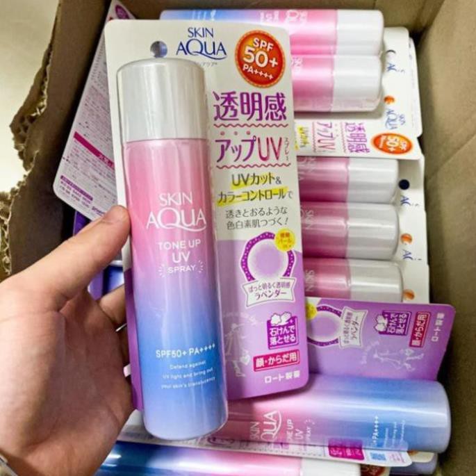 Kem chống nắng Skin Aqua kem chống nắng nâng tông Skin Aqua SPF50+ PA++++ meishoku