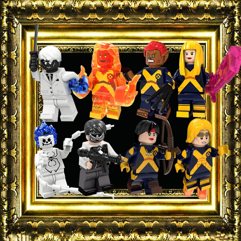 Mô Hình Đồ Chơi Lắp Ráp Nhân Vật Hoạt Hình Marvel Magik Stars Martin Li