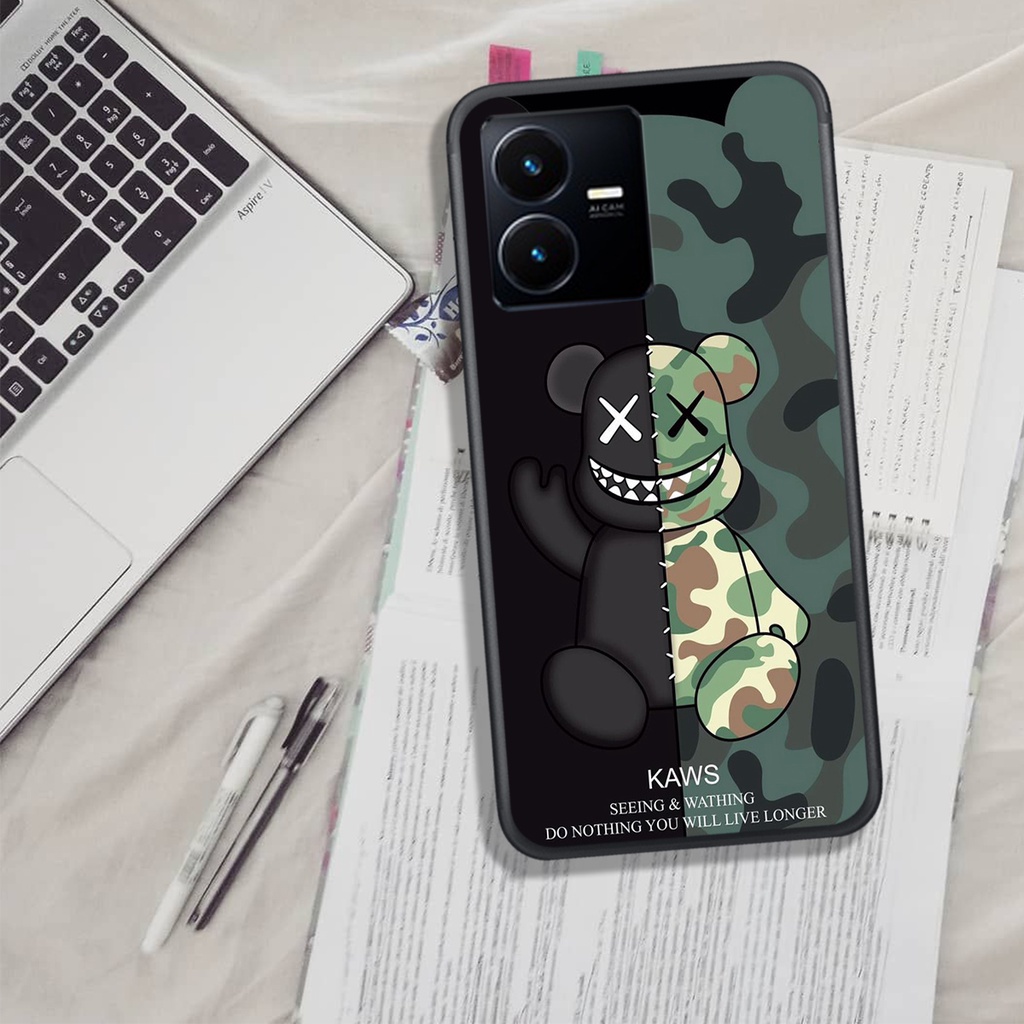 Ốp Lưng VIVO V25 - V25E, In Hình Gấu Bear@@Brick