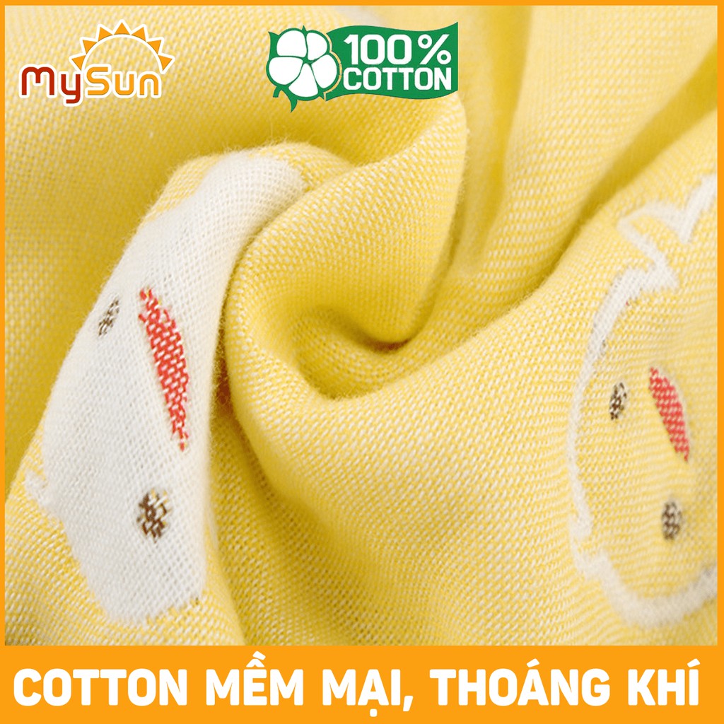 Khăn sữa cho bé COTTON Khăn xô sữa sợi tre 6 lớp (2+4 lớp) vải cho bé sơ sinh Mềm mại, Thấm hút, Thoáng khí MUSUN