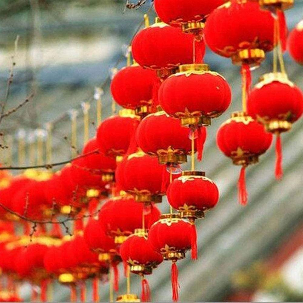 Lồng Đèn Nhựa Dễ Thương Dùng Trang Trí Đám Cưới / Lễ Hội