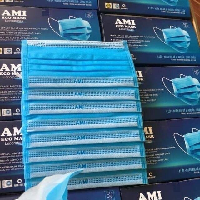 Khẩu trang y tế 4 lớp Ami (Hộp 50 cái) | BigBuy360 - bigbuy360.vn