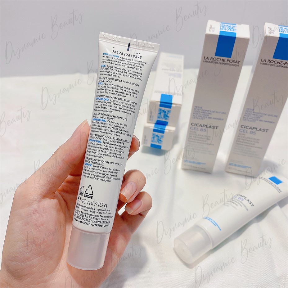 [Gel B5] Gel dưỡng ẩm La roche- posay cicaplast gel b5 phục hồi da giảm thâm mờ sẹo 40ml