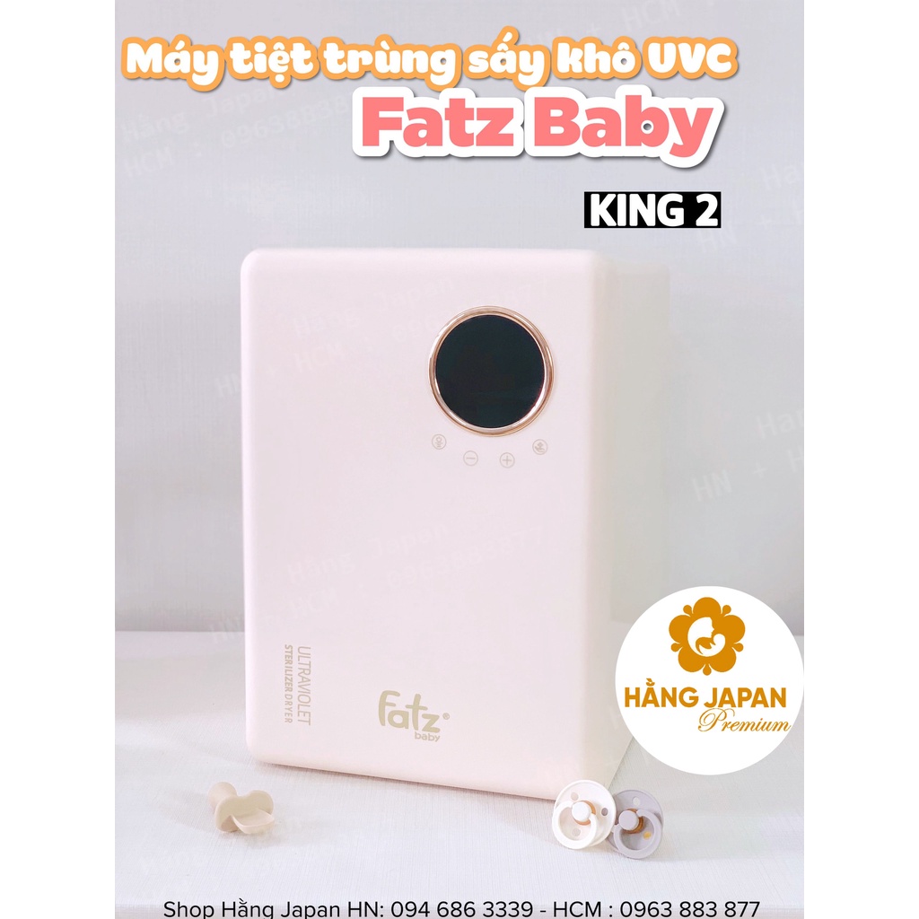 Máy tiệt trùng sấy khô bằng tia UVC LED Fatz Baby King 2 FB4799BT - Bảo hành chính hãng
