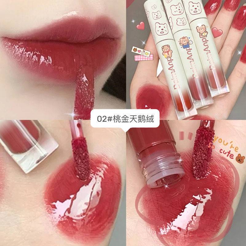Son bóng dưỡng ẩm kháng nước lâu trôi 6 màu lựa chọn