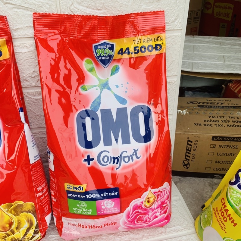 Bột Giặt Tay Omo 3kg/2,7kg, siêu tiết kiệm , siêu sạch