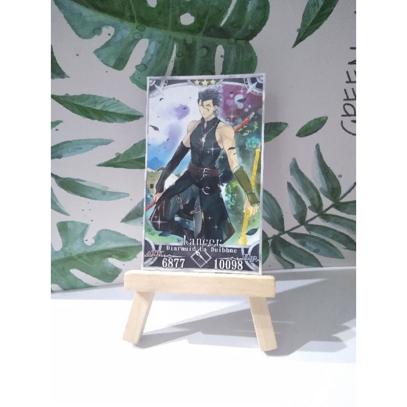 Thẻ bài custom card bánh xốp anime Fate/Grand Order FGO để sưu tầm tự chọn Diarmuid Ua Duibhne