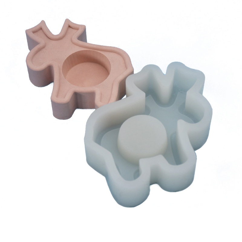 Khuôn Silicone Làm Chân Nến DIY Phong Cách Giáng Sinh