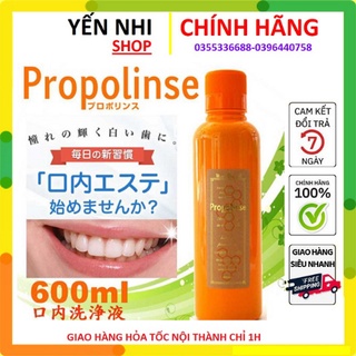 [600ml] NƯỚC SÚC MIỆNG BONG MẢNG BÁM VÀ CAO RĂNG NHẬT BẢN PROPOLINES