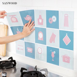 Decal dán tường nhà bếp chống dầu