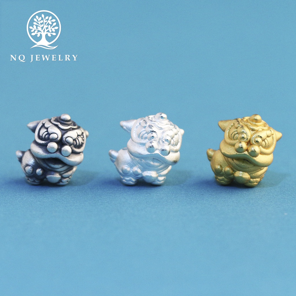 Charm xỏ ngang kì lân - NQ Jewelry