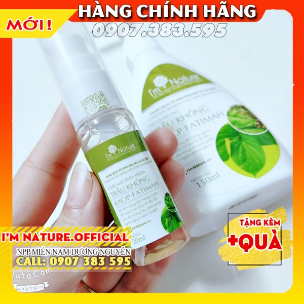 (Mini) Dung Dịch Vệ Sinh Phụ Nữ Trầu Không I'm Nature 20ml