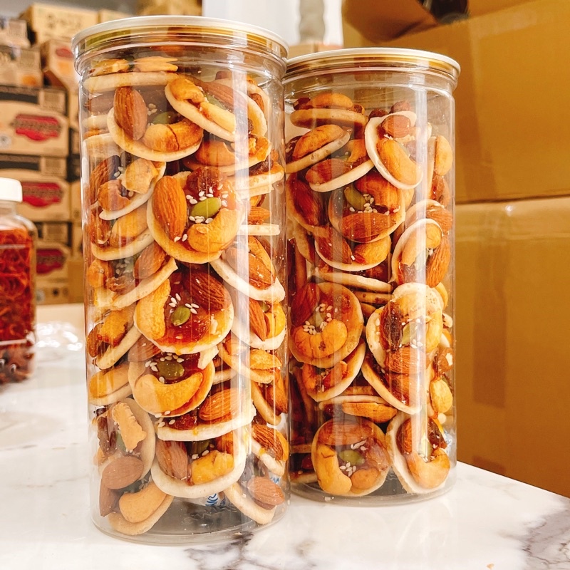 Bánh Đồng Tien Ngũ Hạt - lon pet 450g - bánh hạt dinh dưỡng ►FREESHIP◄ Gia Lai market
