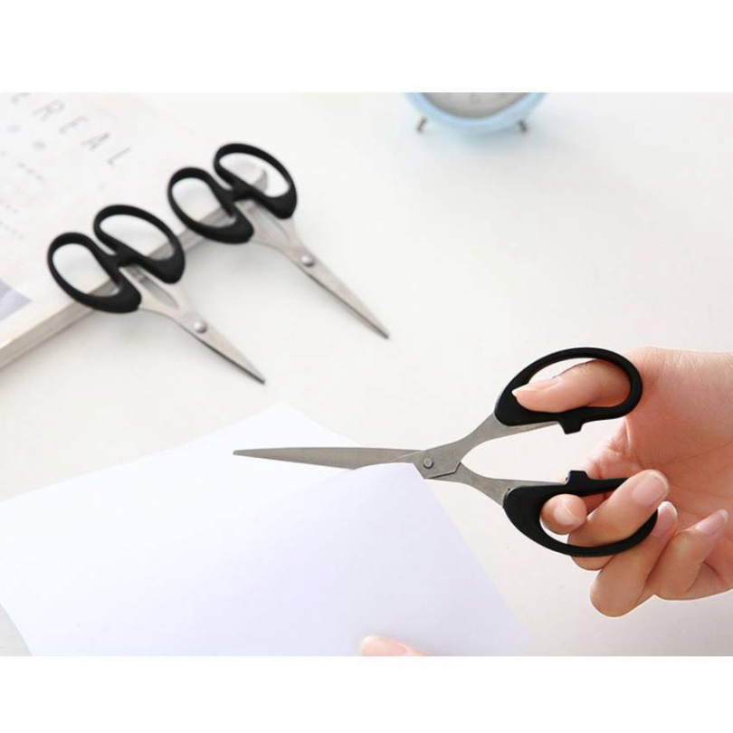 Kéo Cắt Văn Phòng Lưỡi Thép Không Gỉ 12 - 16 Cm - Kéo Cắt Giấy Thủ Công Hàng Cao Cấp DANA