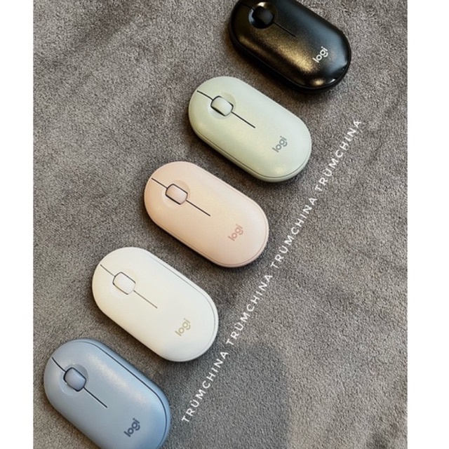 Chuột ko dây Logitech Pebble M350-Kết nối Bluetooth/USB(Tặng 1 pin AA lắp sẵn)