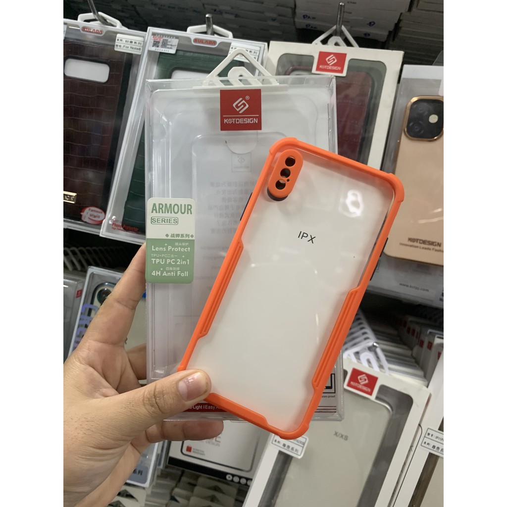 CHÍNH HÃNG Ốp lưng KST iPhone 12 13 / PRO / MAX  Mặt lưng trong, Viền TPU, Chống sốc , chống ố , chống va đập