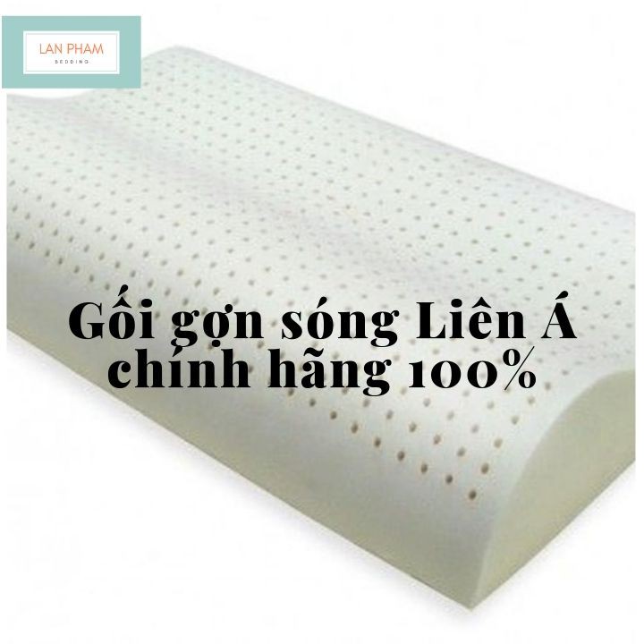 Gối Cao Su Gợn Sóng Contour Liên Á Dành Cho Gia Đình Êm Ái Bảo Vệ Cổ Vai Hạn Chế Ngáy