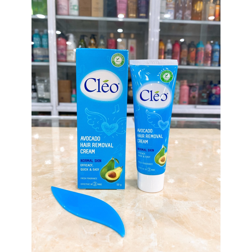 Kem Tẩy Lông Cho Da Thường Cleo Avocado Hair Removal Cream Normal Skin