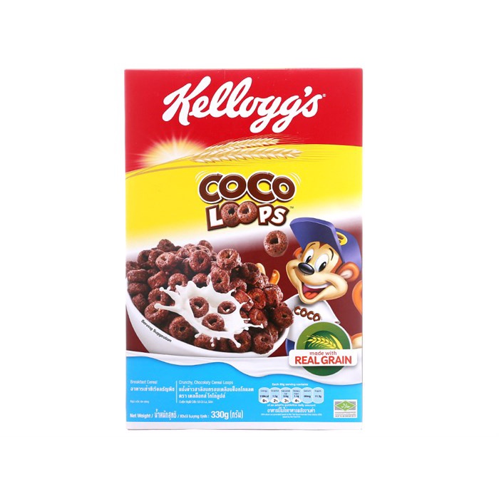 [HỘP LỚN] Ngũ Cốc Ăn Sáng Cho Bé Kellogg's Đủ Các Loại Thơm Ngon Bổ Dưỡng HỘP LỚN - Thái Lan