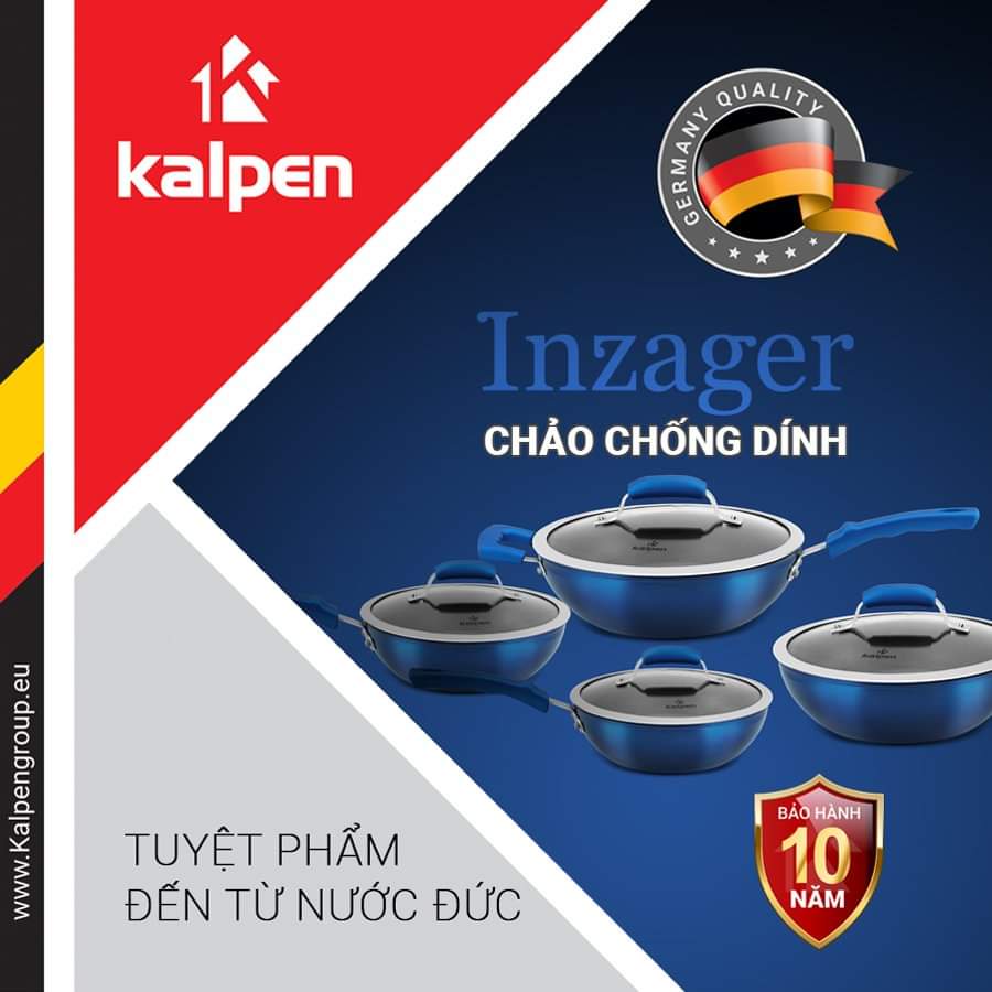 CHẢO CHỐNG DÍNH SÂU LÒNG VUNG KÍNH BẾP TỪ CAO CẤP KALPEN
