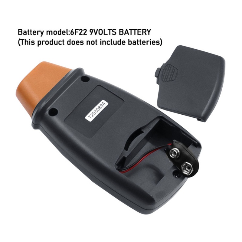 Máy Đo Tốc Độ RPM 2.5RPM - 99,999RPM Không Tiếp Xúc Màn Hình LCD Kỹ Thuật Số