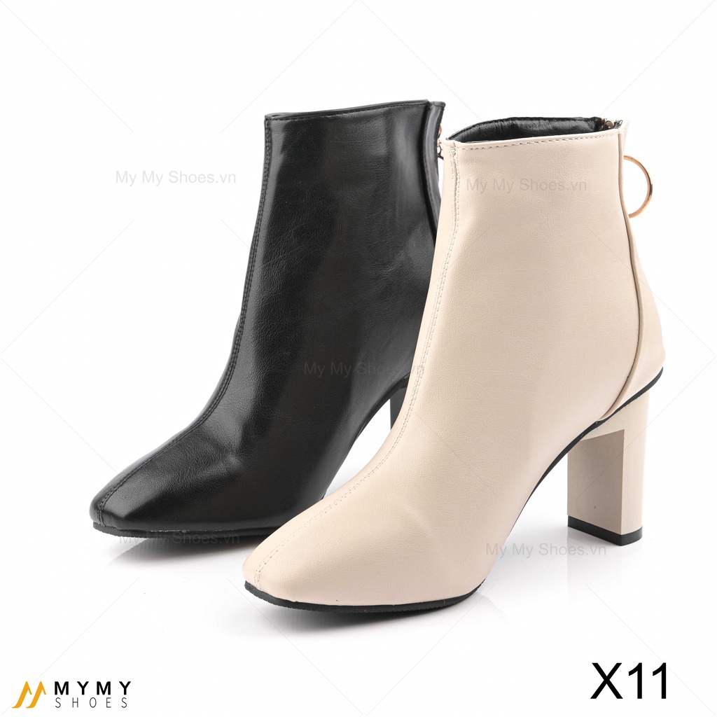 X11 Boot da lì khóa sau đế đồng màu 7p