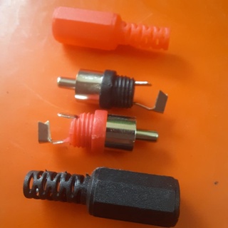 1 đôi jack cắm A/V hoa sen tự hàn dây