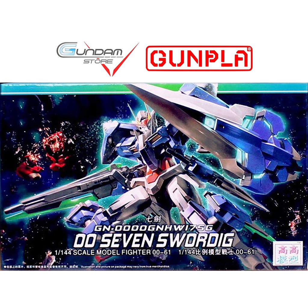 TT Hongli Mô Hình Gundam HG 00 Seven Sword 1/144 Đồ Chơi Lắp Ráp Anime