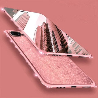 Ốp Lưng Viền Đính Đá (Sử Dụng 2 Kiểu) Cho Iphone