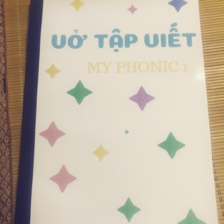 Vở tập viết My phonic 1 - tập viết tiếng anh 1
