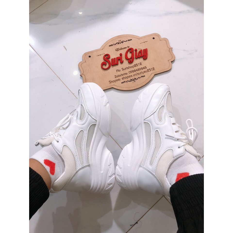 FREESHIP GIÀY THỂ THAO NỮ, GIÀY THỂ THAO NÂNG ĐẾ MẪU MỚI SIÊU HOT MS B22