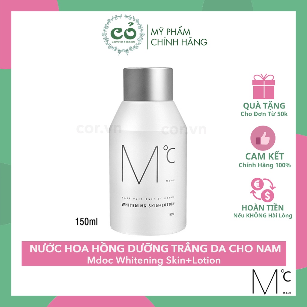 Lotion dưỡng trắng dành cho nam Mdoc Whitening Skin+Lotion