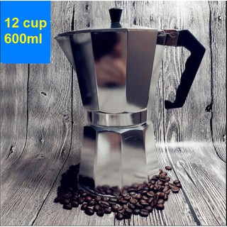 BÌNH PHA CAFE MOKA POT EXPRESS 600ml 12 TÁCH kiểu ITALIA
