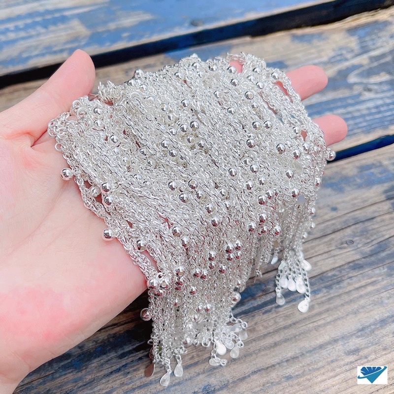 LẮC XOẮN BẠC TA NGUYÊN CHẤT CHO BÉ - THJ SILVER
