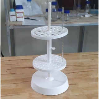 Giá đỡ pipet thẳng dạng tròn 44 vị trí bằng nhựa