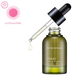 [Hàng mới về] Tinh chất Nature Republic 30ml chứa mật ong/hoa hồng/dầu argan tự nhiên dưỡng trắng da [sunflower1968]