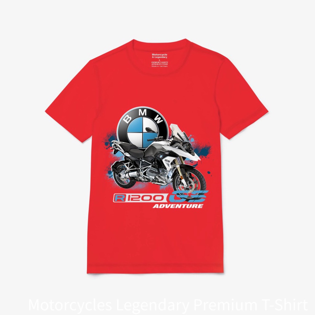 Áo Thun nam đẹp cao cấp in hình Motorcycle 118 100% cotton thiết kế độc lạ thoáng mát co giãn